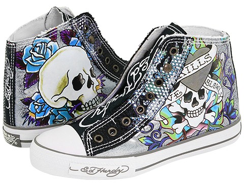 ed hardy converse shoes